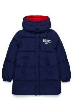 DIESEL Giacca imbottita con stampa 1978 e logo su cappuccio | Bambino Giacche E Cappotti | Giacche E Cappotti