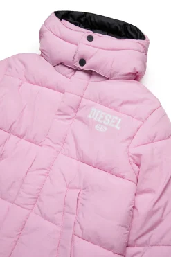 DIESEL Giacca imbottita con stampa 1978 e logo su cappuccio | Bambino Giacche E Cappotti | Giacche E Cappotti