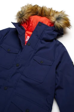 DIESEL Giacca imbottita lunga con tasche frontali | Bambino Giacche E Cappotti | Giacche E Cappotti