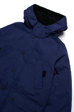 DIESEL Giacca imbottita lunga con tasche frontali | Bambino Giacche E Cappotti | Giacche E Cappotti
