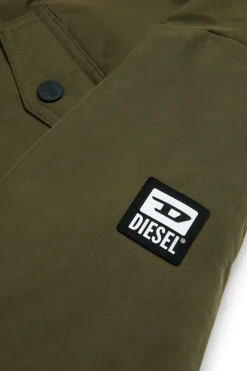 DIESEL Giacca imbottita lunga con tasche frontali | Bambino Giacche E Cappotti | Giacche E Cappotti