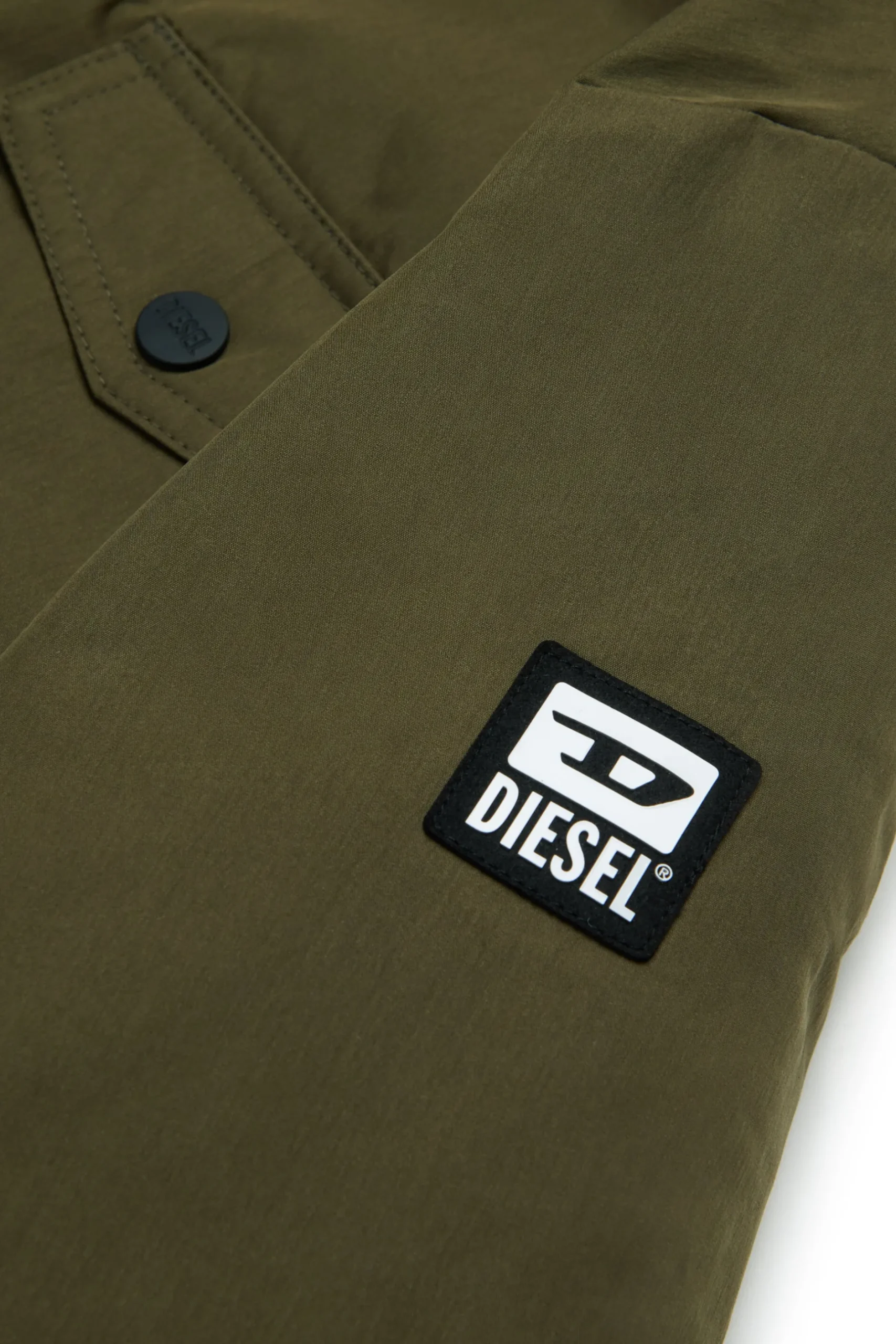 DIESEL Giacca imbottita lunga con tasche frontali | Bambino Giacche E Cappotti | Giacche E Cappotti