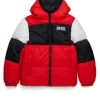 DIESEL Giacca imbottita tricolor con logo | Bambino Giacche E Cappotti | Giacche E Cappotti