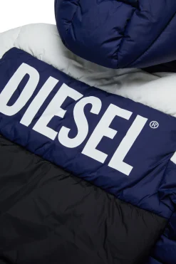 DIESEL Giacca imbottita tricolor con logo | Bambino Giacche E Cappotti | Giacche E Cappotti