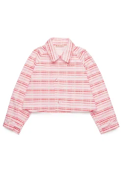 MARNI Giacca in cotone allover Check | Bambino Giacche E Cappotti | Party Looks
