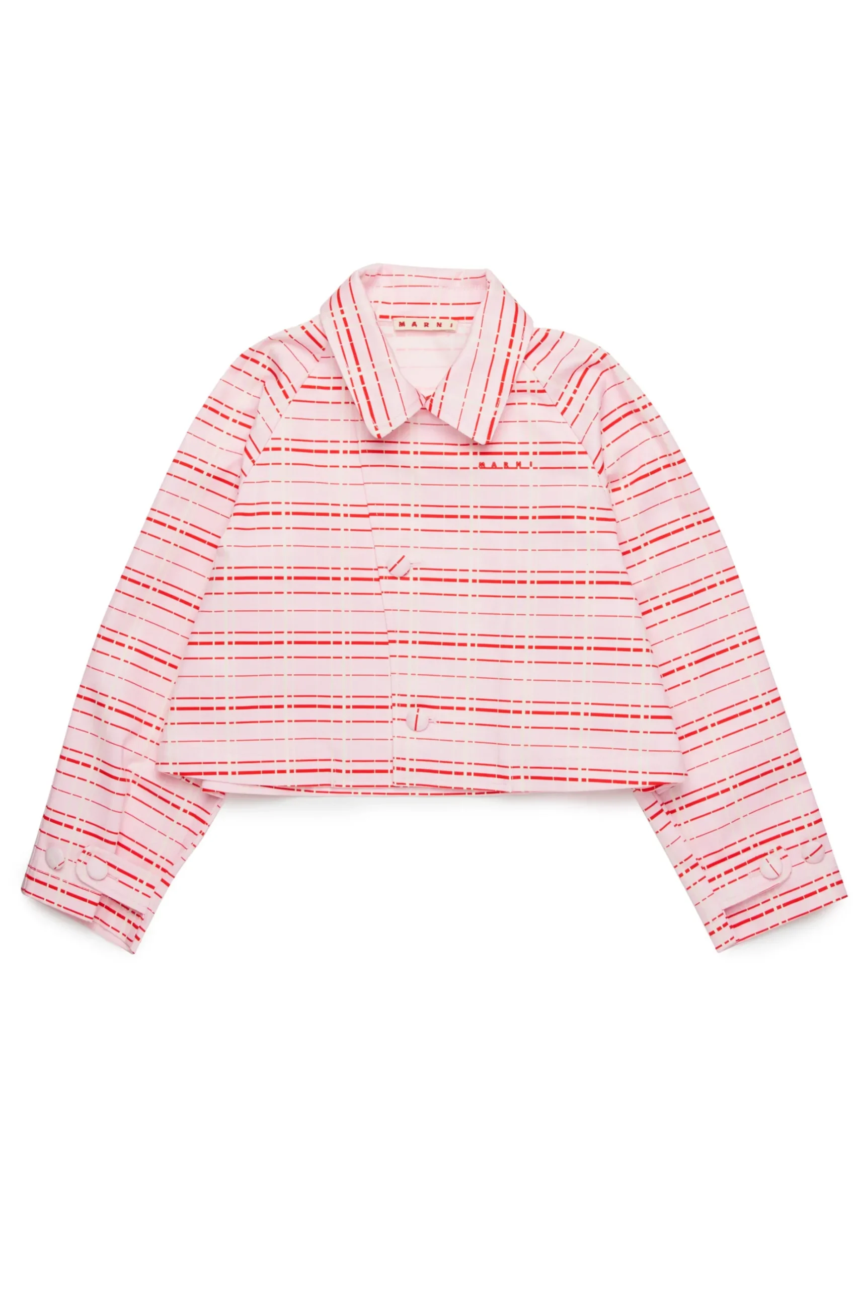 MARNI Giacca in cotone allover Check | Bambino Giacche E Cappotti | Party Looks
