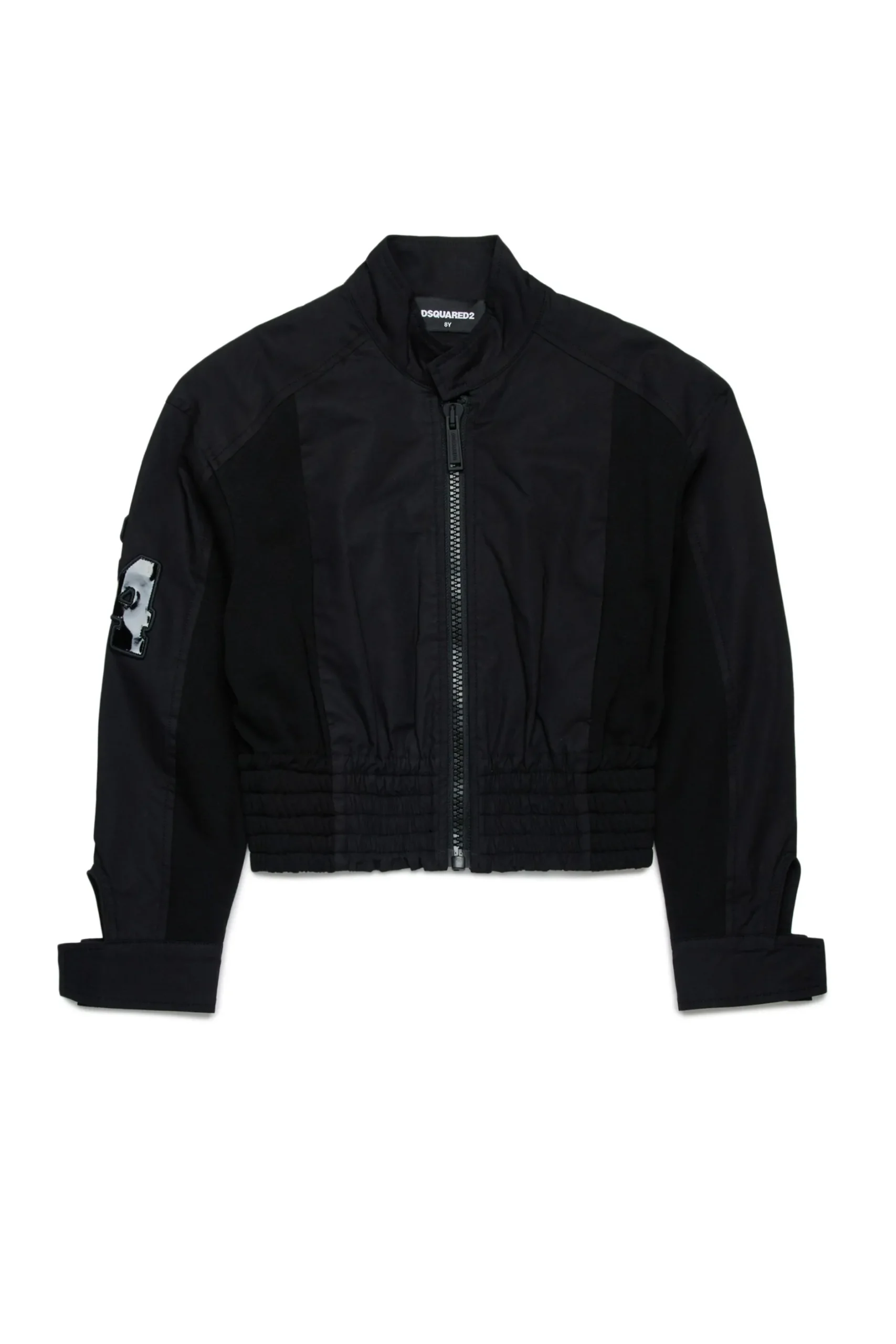 DSQUARED2 Giacca in cotone tecnico con logo | Bambino Giacche E Cappotti | Logomania