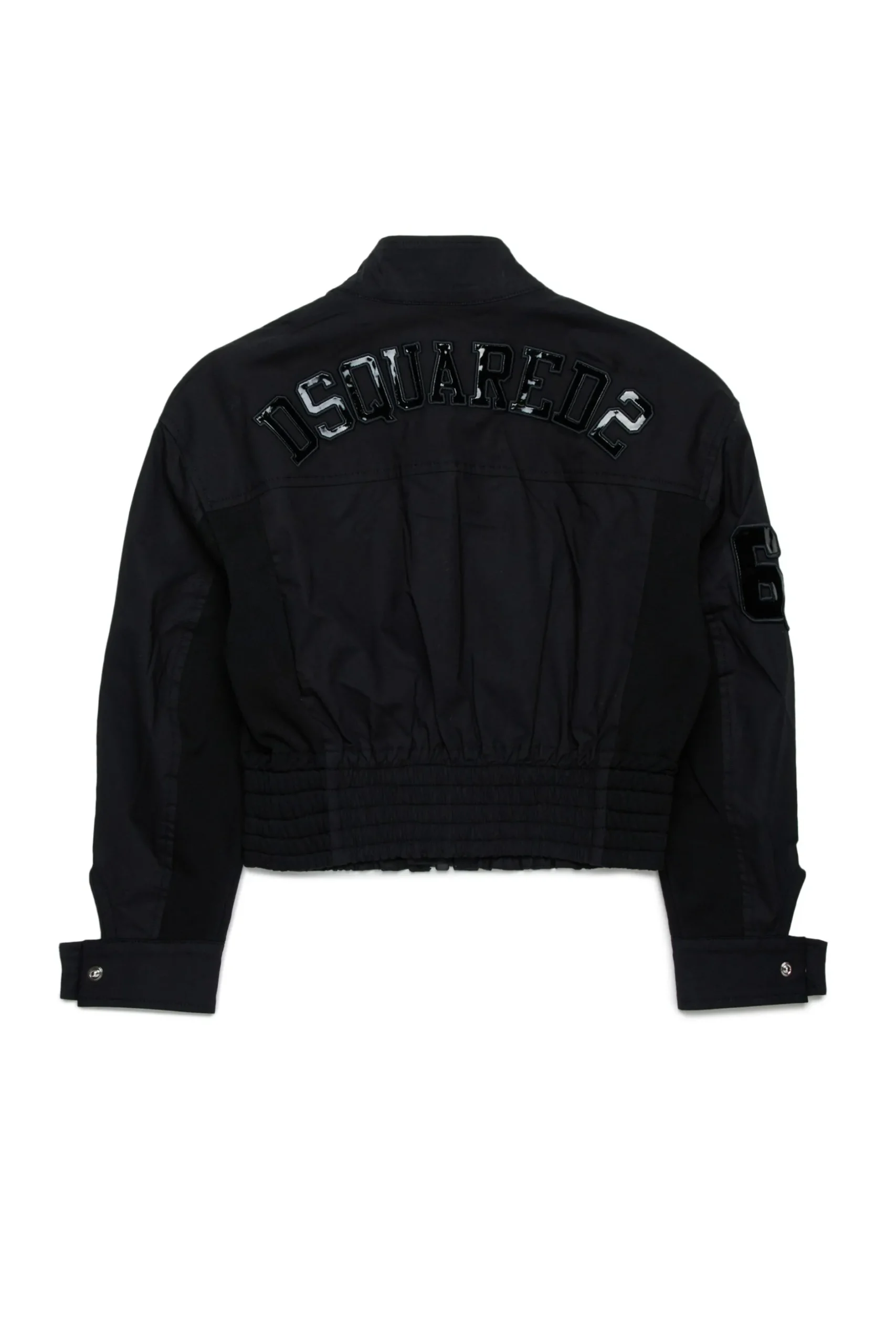 DSQUARED2 Giacca in cotone tecnico con logo | Bambino Giacche E Cappotti | Logomania