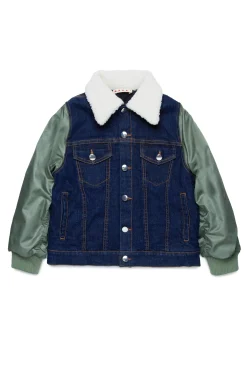 MARNI Giacca in denim con maniche bomber | Bambino Giacche E Cappotti | Denim-Mania