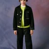 MM6 MAISON MARGIELA Giacca in denim con logo | Bambino Giacche E Cappotti | Logomania