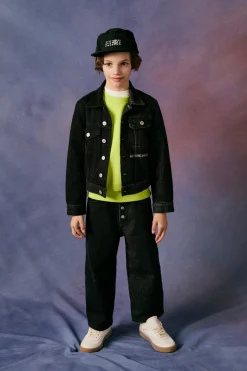 MM6 MAISON MARGIELA Giacca in denim con logo | Bambino Giacche E Cappotti | Logomania