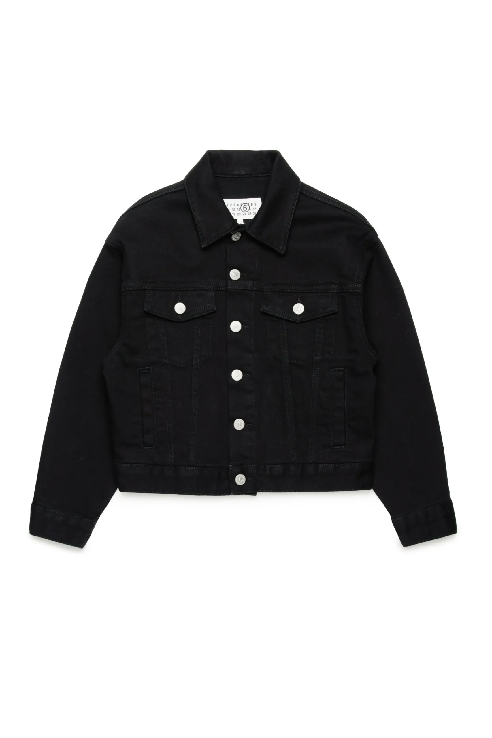 MM6 MAISON MARGIELA Giacca in denim con logo | Bambino Giacche E Cappotti | Logomania