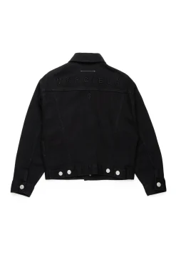 MM6 MAISON MARGIELA Giacca in denim con logo | Bambino Giacche E Cappotti | Logomania