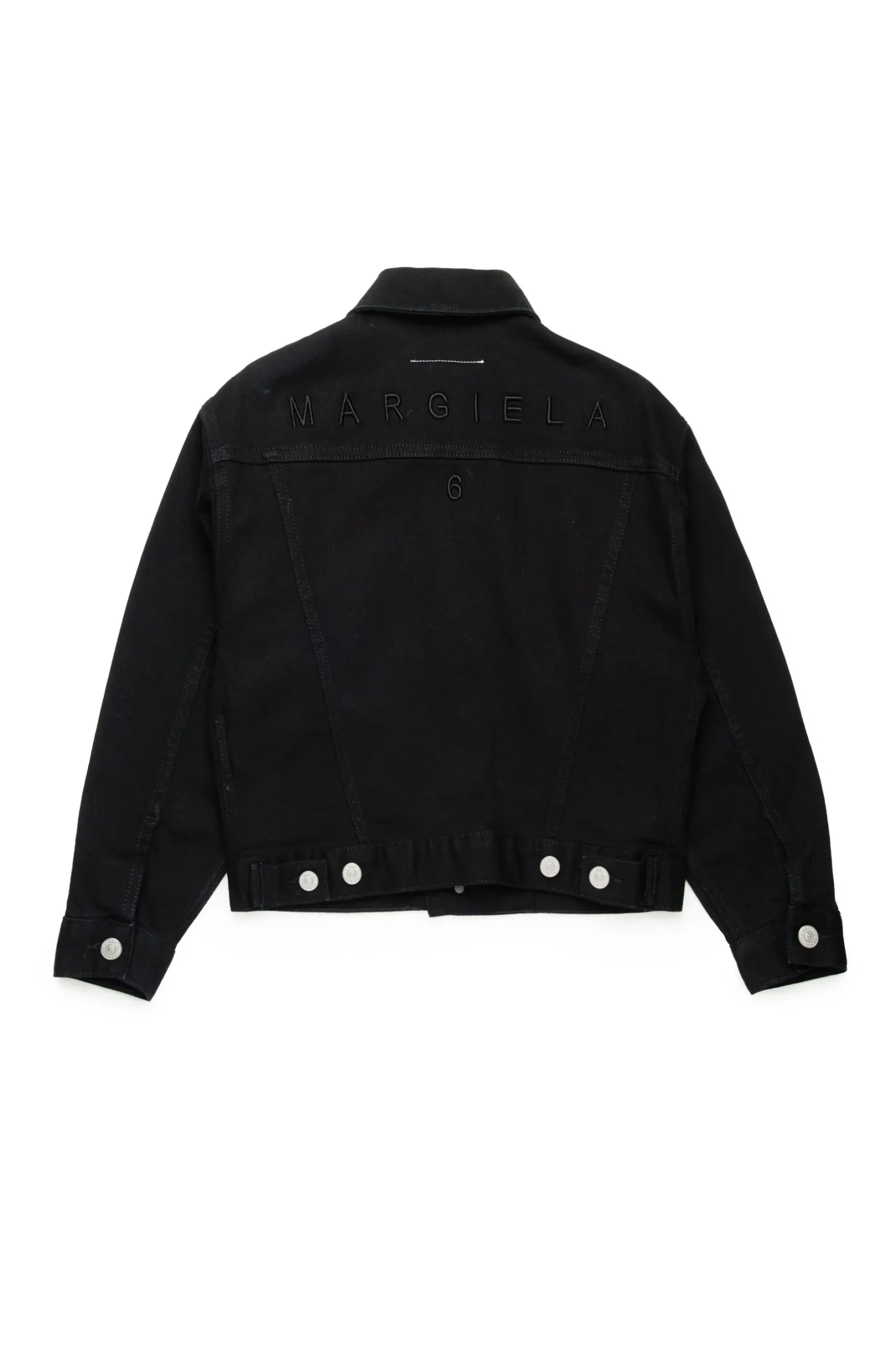 MM6 MAISON MARGIELA Giacca in denim con logo | Bambino Giacche E Cappotti | Logomania