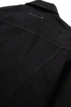 MM6 MAISON MARGIELA Giacca in denim con logo | Bambino Giacche E Cappotti | Logomania