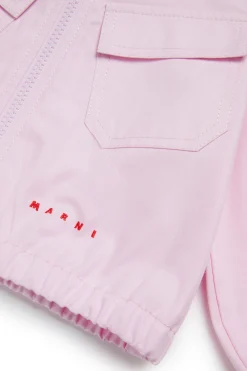 MARNI Giacca in gabardina con cappuccio | Giacche E Gilet