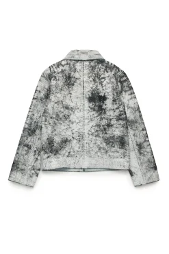 DIESEL Giacca in vera pelle effetto cracklè | Bambino Logomania | Logomania