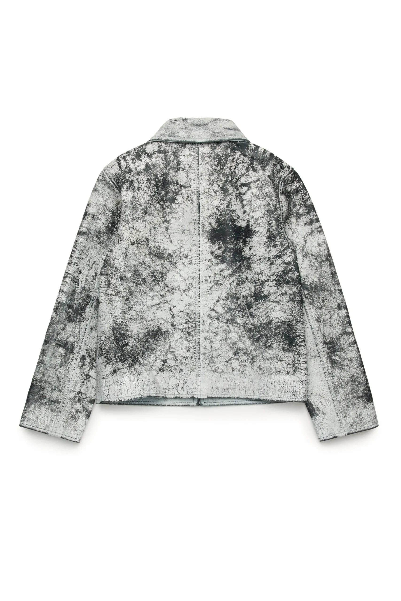 DIESEL Giacca in vera pelle effetto cracklè | Bambino Logomania | Logomania