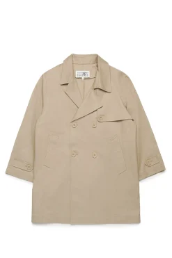 MM6 MAISON MARGIELA Giacca trench doppiopetto re-cut | Bambino Giacche E Cappotti | Party Looks