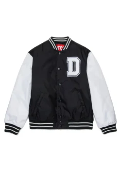 DIESEL Giacca varsity con bottoni e logo | Bambino Giacche E Cappotti | Giacche E Cappotti