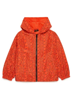 N°21 Giacca windbreaker allover Glitch | Bambino Logomania | Logomania