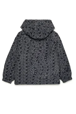 N°21 Giacca windbreaker allover Glitch | Bambino Logomania | Logomania