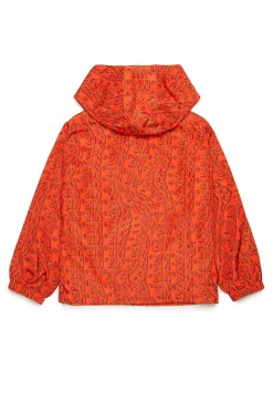 N°21 Giacca windbreaker allover Glitch | Bambino Logomania | Logomania