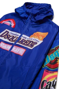 DSQUARED2 Giacca windbreaker con grafica Urban | Bambino Giacche E Cappotti | Giacche E Cappotti