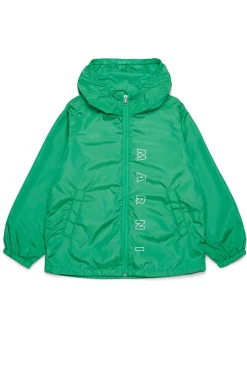 MARNI Giacca windbreaker con logo Outline | Bambino Giacche E Cappotti | Logomania