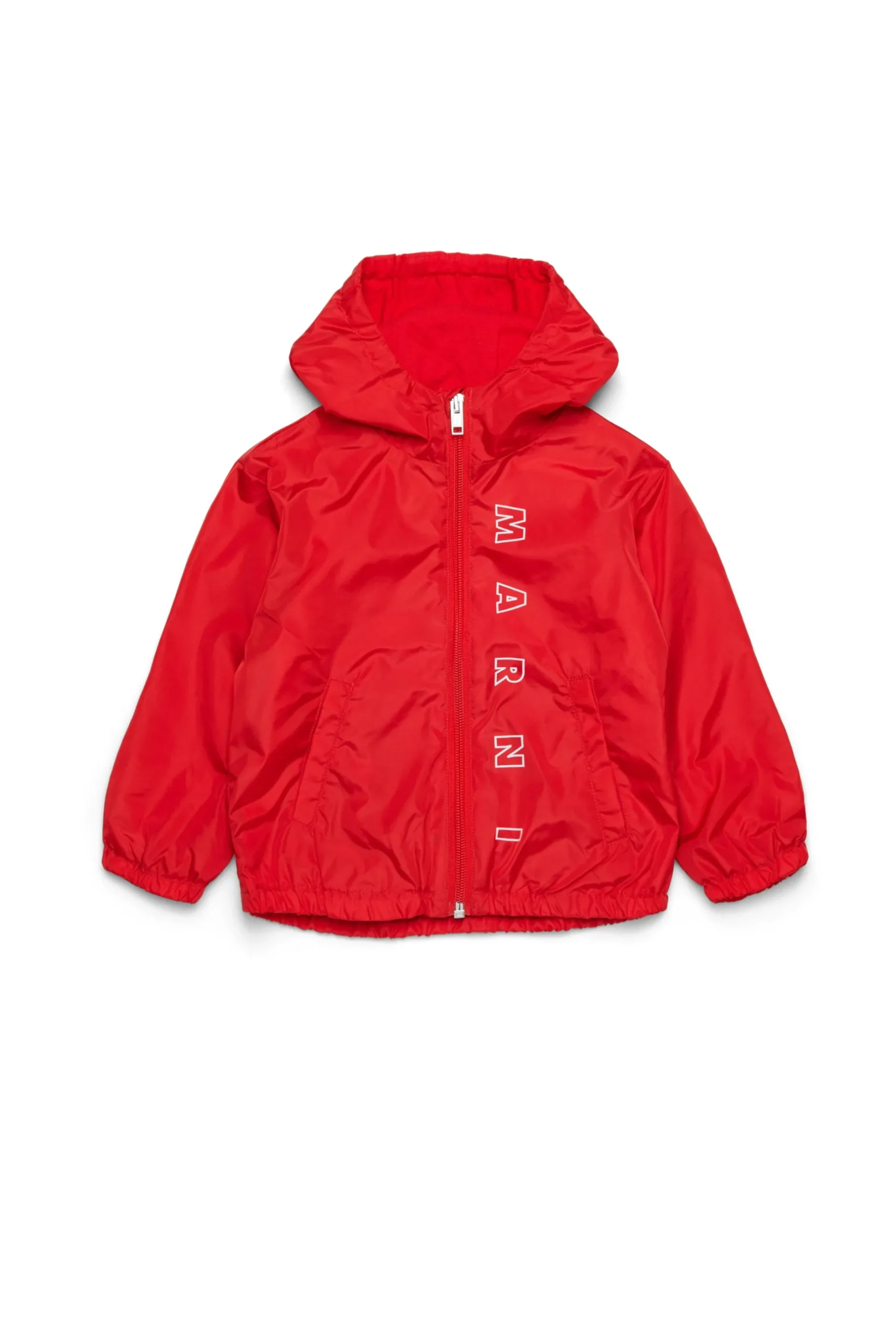 MARNI Giacca windbreaker con logo Outline | Bambino Giacche E Gilet | Logomania