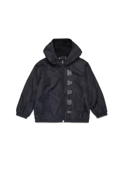 MARNI Giacca windbreaker con logo Outline | Bambino Giacche E Gilet | Logomania