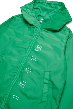 MARNI Giacca windbreaker con logo Outline | Bambino Giacche E Cappotti | Logomania
