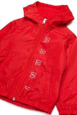 MARNI Giacca windbreaker con logo Outline | Bambino Giacche E Gilet | Logomania