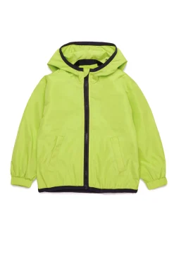 DIESEL Giacca windbreaker con maxi logo Oval D | Bambino Giacche E Gilet | Oval D By Diesel