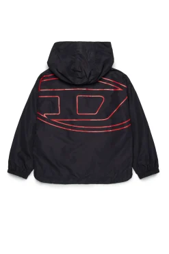 DIESEL Giacca windbreaker con maxi logo Oval D | Bambino Oval D By Diesel | Oval D By Diesel