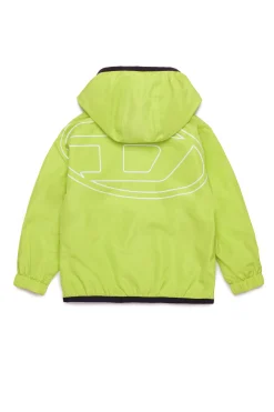 DIESEL Giacca windbreaker con maxi logo Oval D | Bambino Giacche E Gilet | Oval D By Diesel