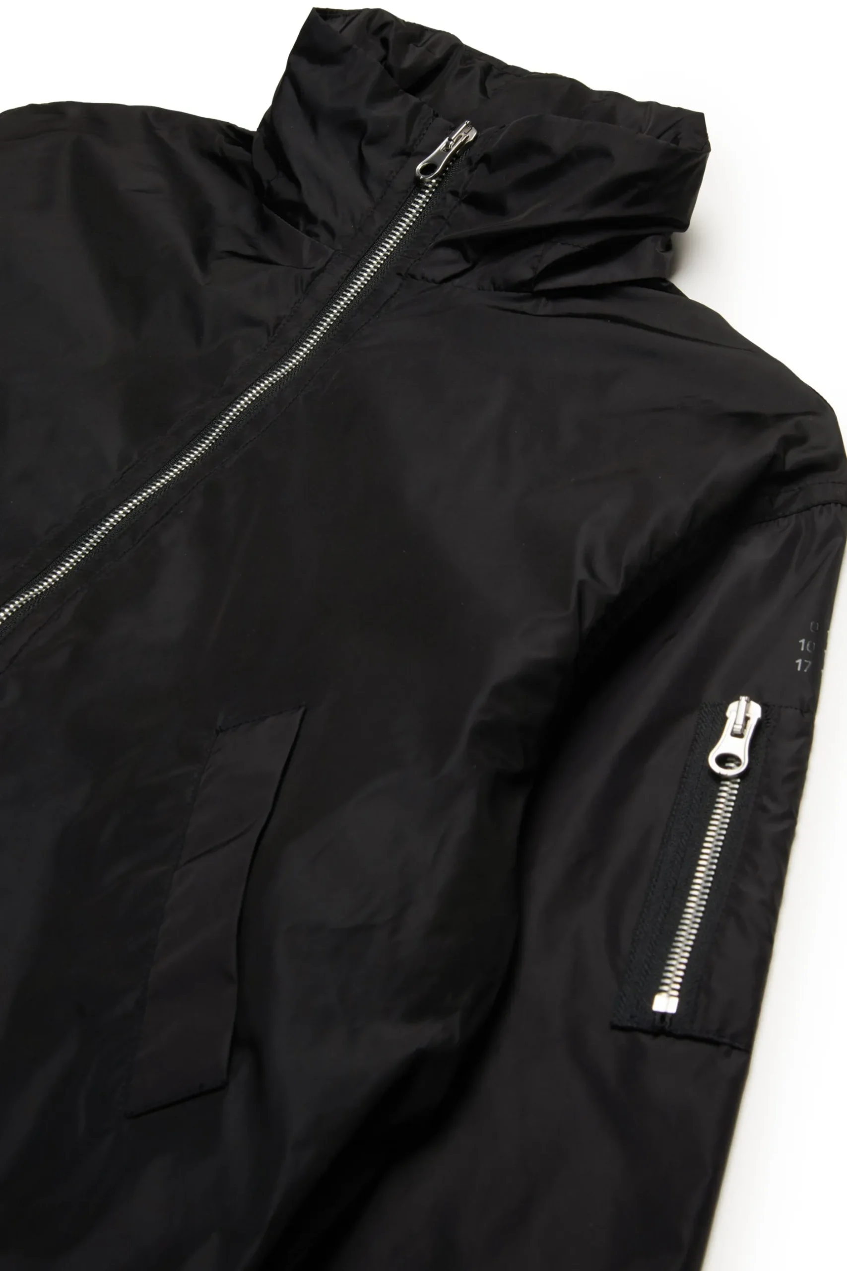 MM6 MAISON MARGIELA Giacca windbreaker con Numeric logo | Bambino Giacche E Cappotti | Giacche E Cappotti