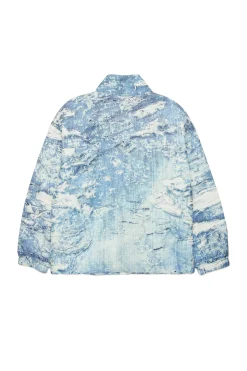 DIESEL Giacca windbreaker effetto denim strappato | Bambino Giacche E Cappotti