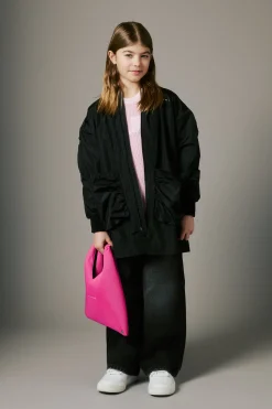 MARNI Giacca windbreaker lunga con logo | Giacche E Cappotti