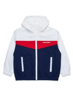 DSQUARED2 Giacca windbreaker stile tennis | Bambino Giacche E Cappotti | Activewear