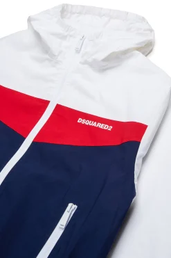 DSQUARED2 Giacca windbreaker stile tennis | Bambino Giacche E Cappotti | Activewear