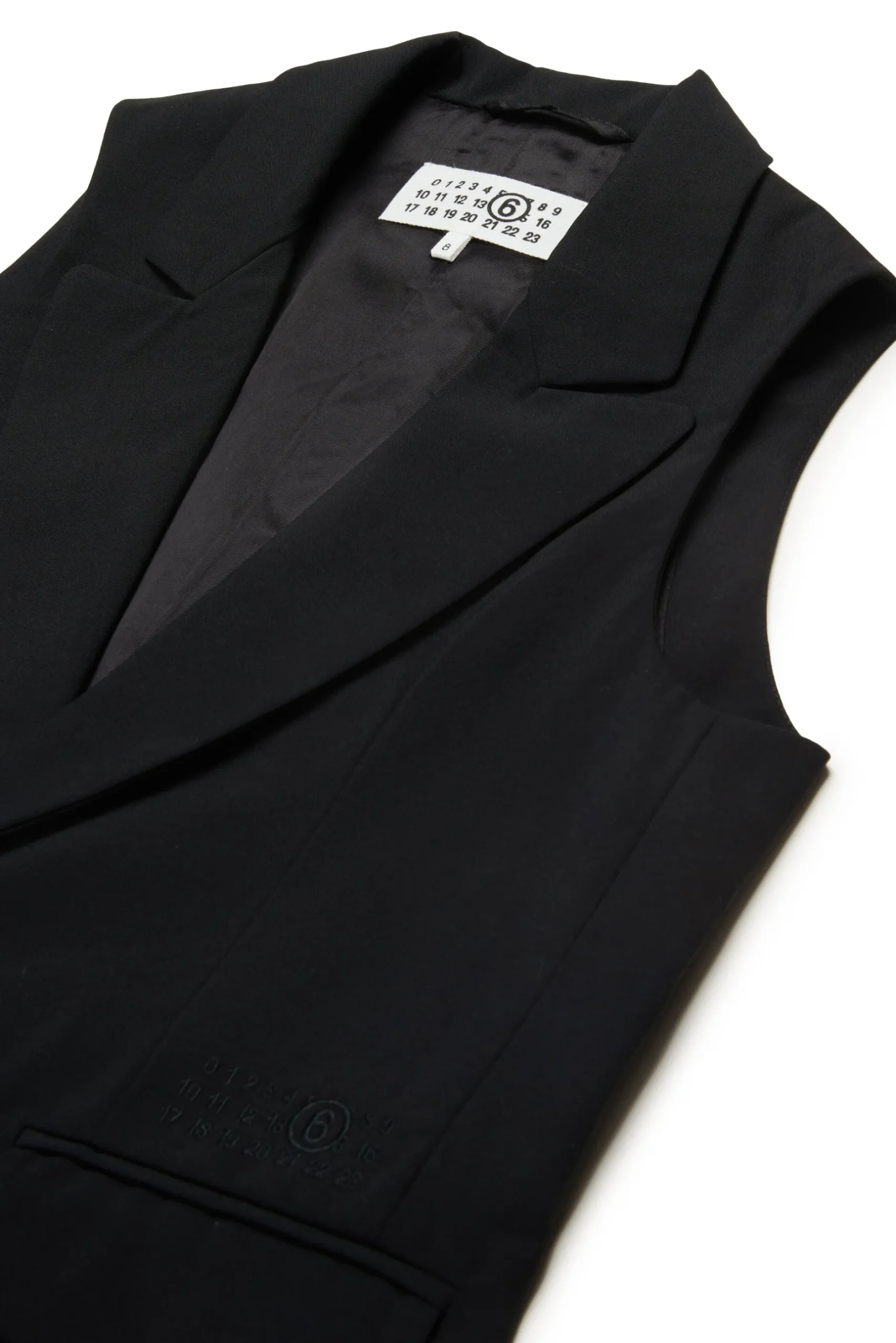 MM6 MAISON MARGIELA Gilet formale in fresco di lana | Bambino Giacche E Cappotti | Giacche E Cappotti