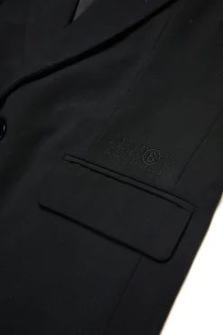 MM6 MAISON MARGIELA Gilet formale in fresco di lana | Bambino Giacche E Cappotti | Giacche E Cappotti