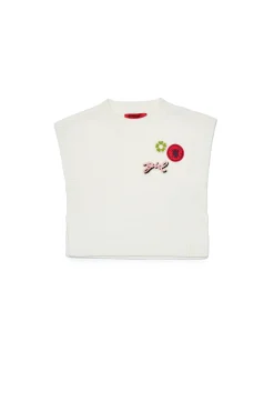 MAX&Co. Gilet in maglia con patch | Maglieria