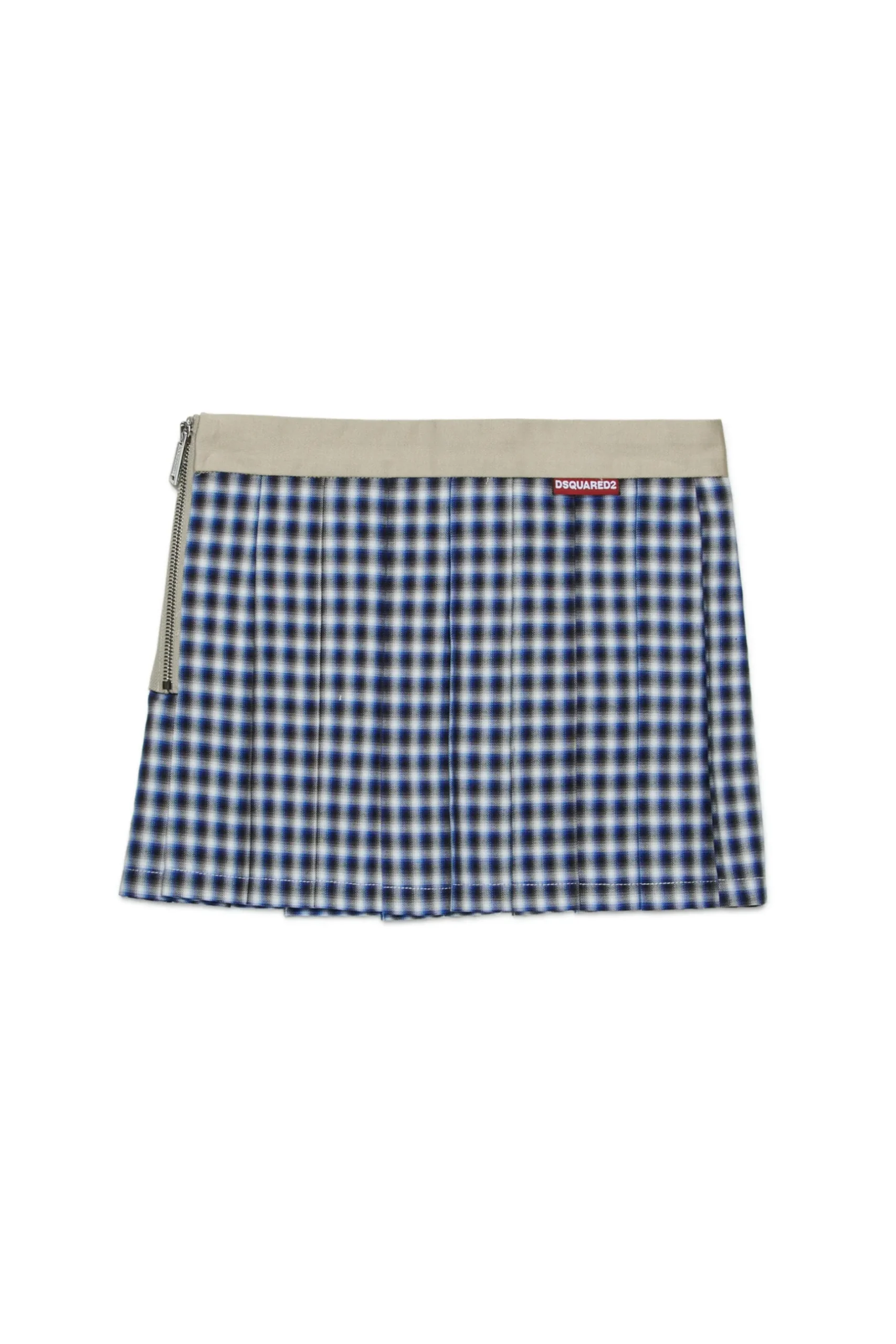 DSQUARED2 Gonna allover check con zip | Gonne