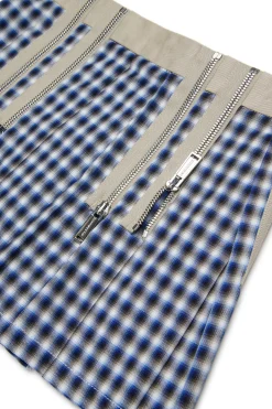 DSQUARED2 Gonna allover check con zip | Gonne