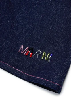 MARNI Gonna in denim blu scuro | Bambino Gonne | Denim-Mania
