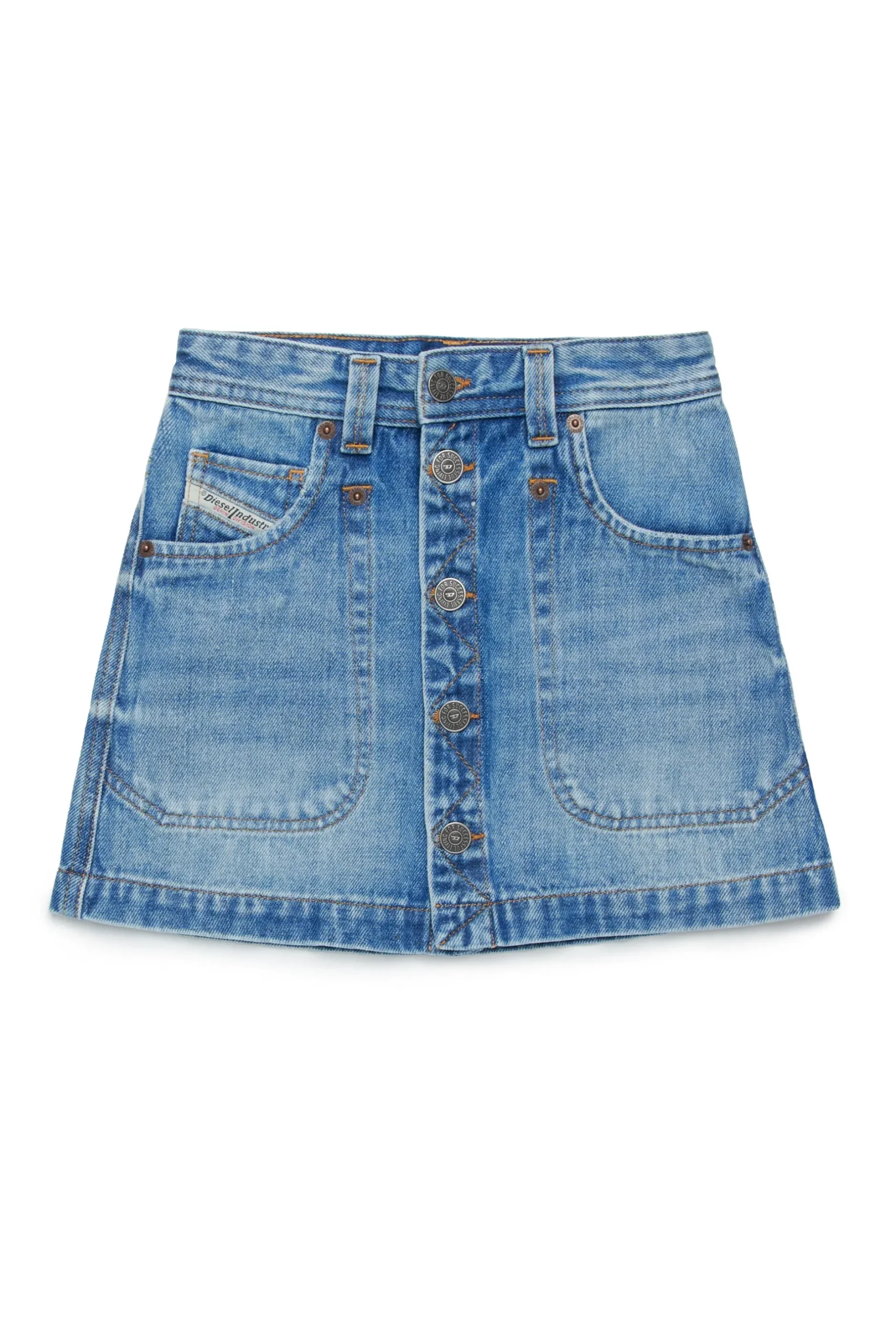 DIESEL Gonna in denim blu vintage | Bambino Gonne | Denim-Mania