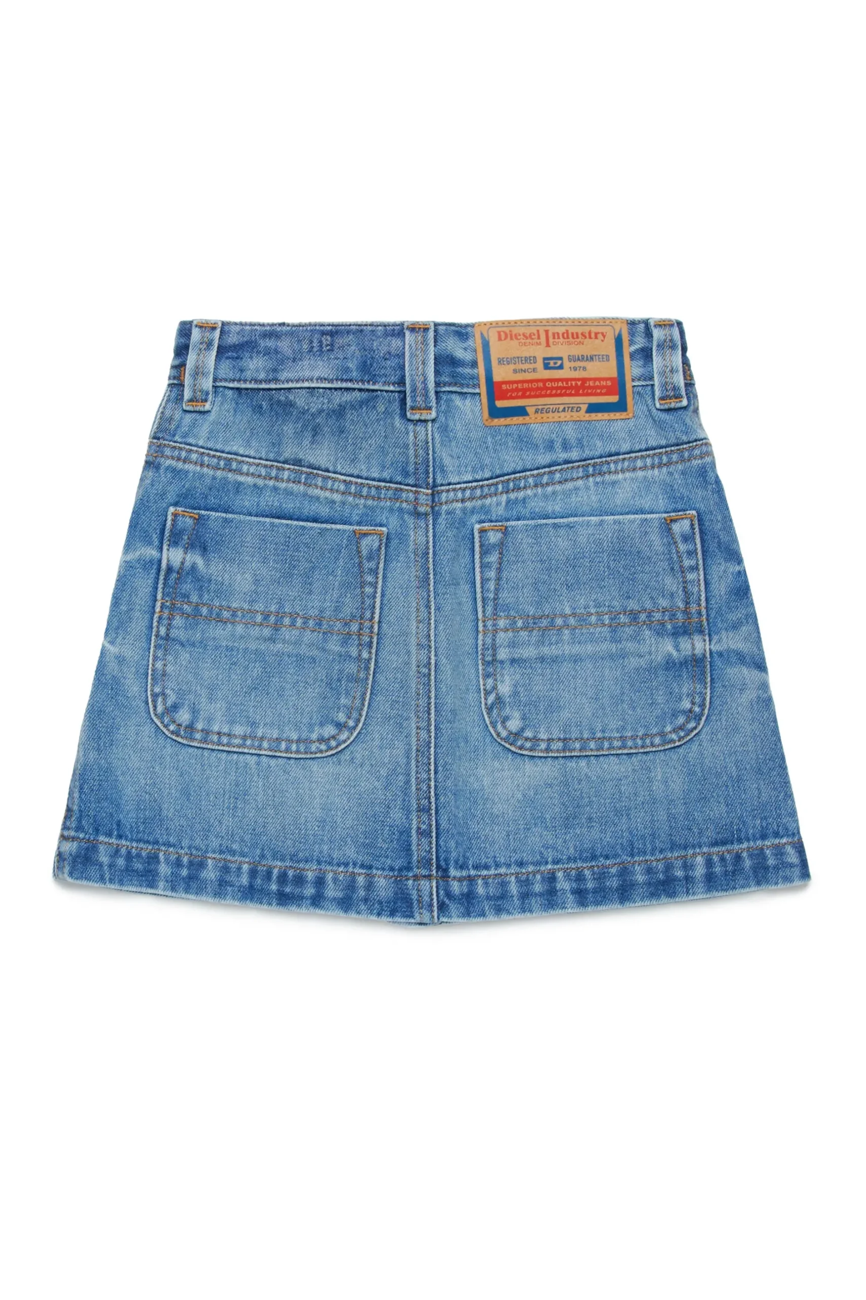 DIESEL Gonna in denim blu vintage | Bambino Gonne | Denim-Mania