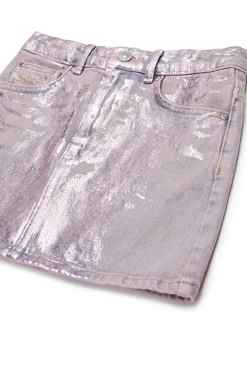 DIESEL Gonna in denim con finishing mylar | Bambino Gonne | Denim-Mania